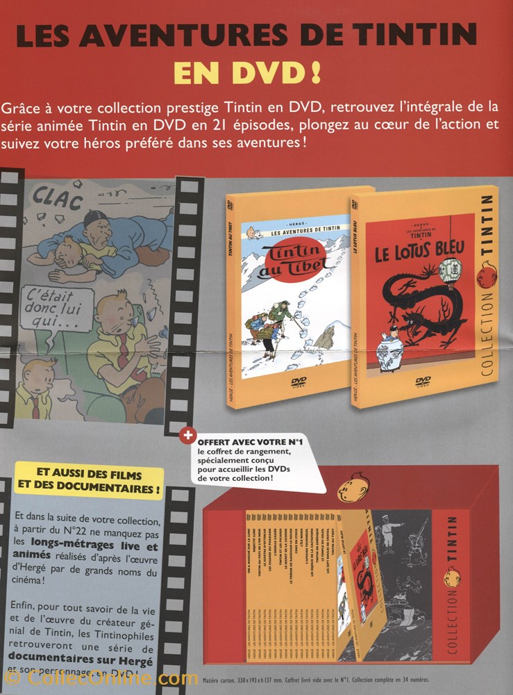 vieux papier ticket d entree hachette collection tintin 2010 presentation