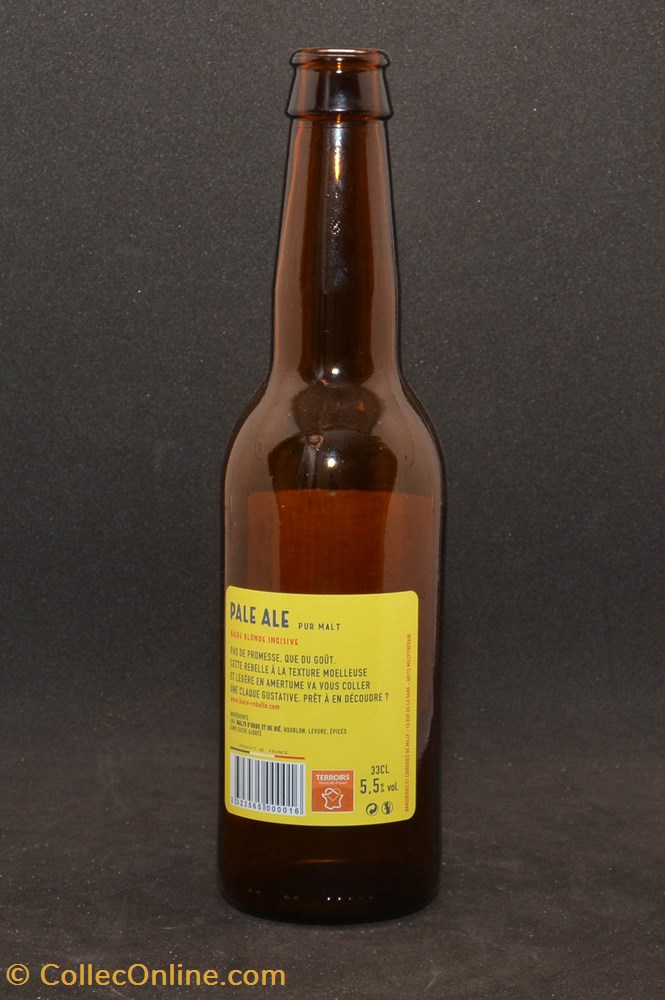 Rebelle - Blonde - FR - 5,5% - 33cl art la table argenterie bistrot alimentation bouteille rebelle blonde fr 5 5 33cl