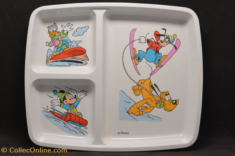 divers disney vaisselle melamine assiette 3 compartiments