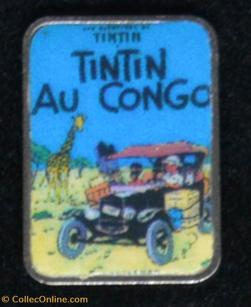 Couverture - Tintin au Congo diver pin couverture tintin au congo