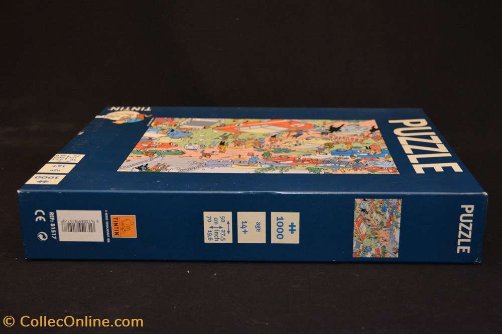 Moulinsart - 1998 - 1000 pièces - Rallye à Moulinsart 4 jeux jouet puzzle moulinsart 1998 1000 pieces rallye a moulinsart