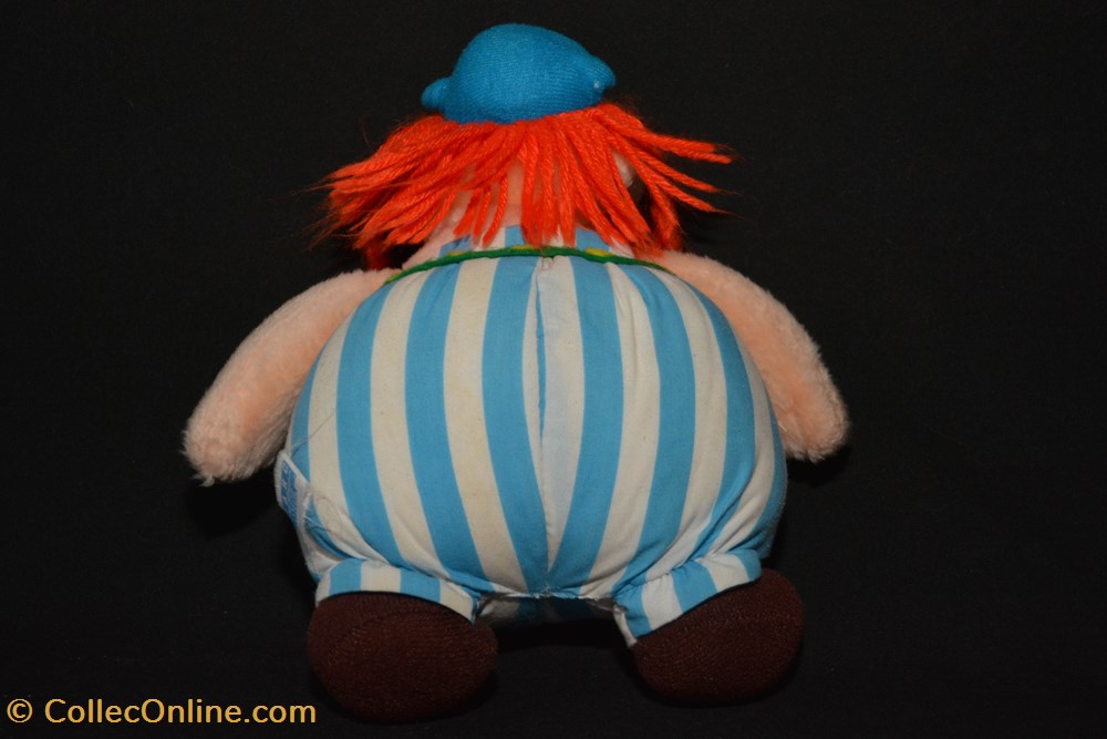 Obélix - Parc Astérix - 1989- 27 cm 2 jeux jouets peluches obelix parc asterix 1989 27 cm