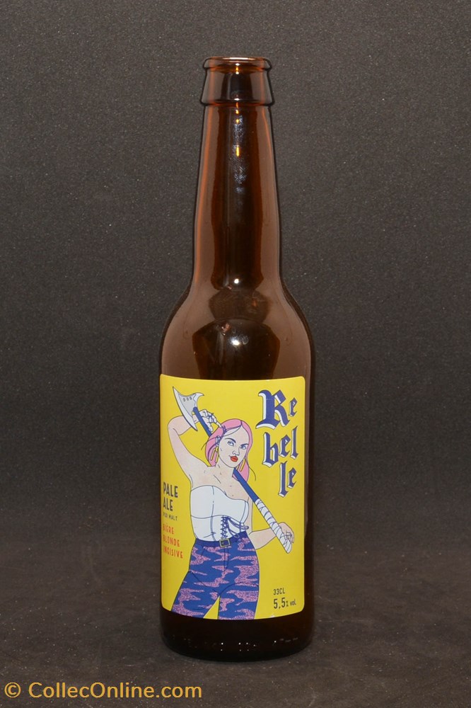 Rebelle - Blonde - FR - 5,5% - 33cl art la table argenterie bistrot alimentation bouteille rebelle blonde fr 5 5 33cl