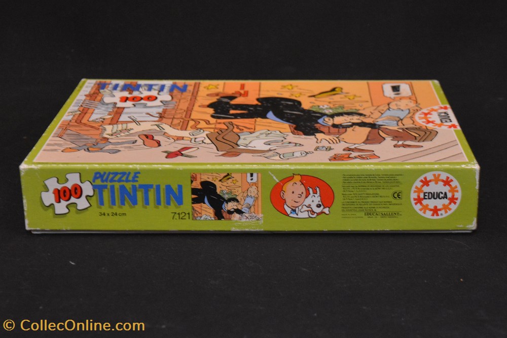 Educa - 1992 - 100 pièces - L'affaire Tournesol 2 jeux jouet puzzle educa 1992 100 pieces affaire tournesol