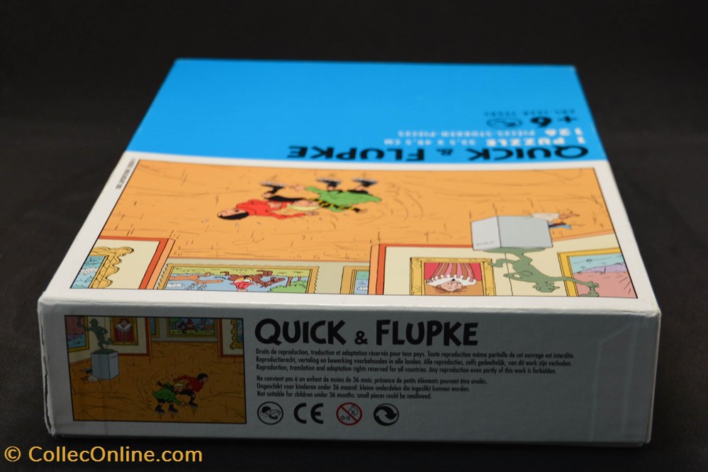 Moulinsart - 2002 - 126 piéces - Quick & Flupke 3 jeux jouet puzzle moulinsart 2002 126 pieces quick flupke
