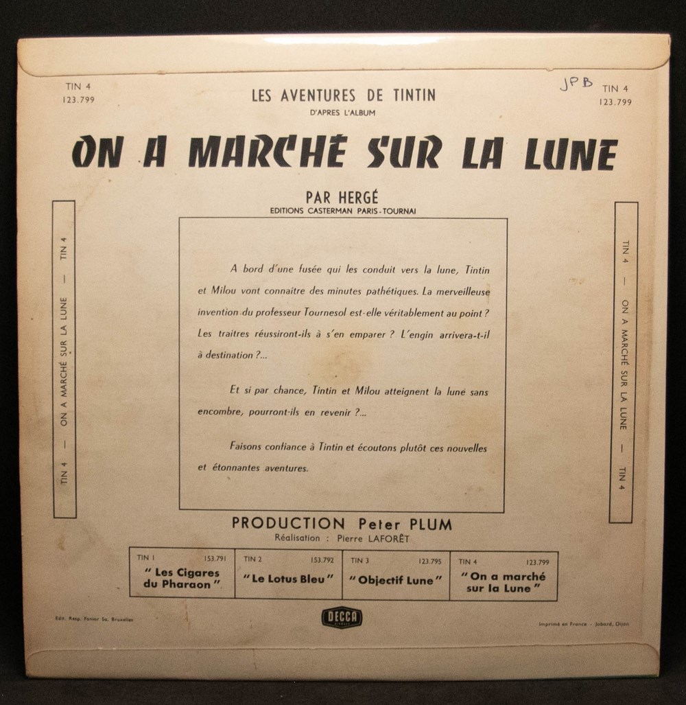 Vinyl - 33 tours - 25cm - Decca - On a marché sur la Lune divers film dvd blu ray vinyl 33 tours 25cm decca on a marche sur la lune