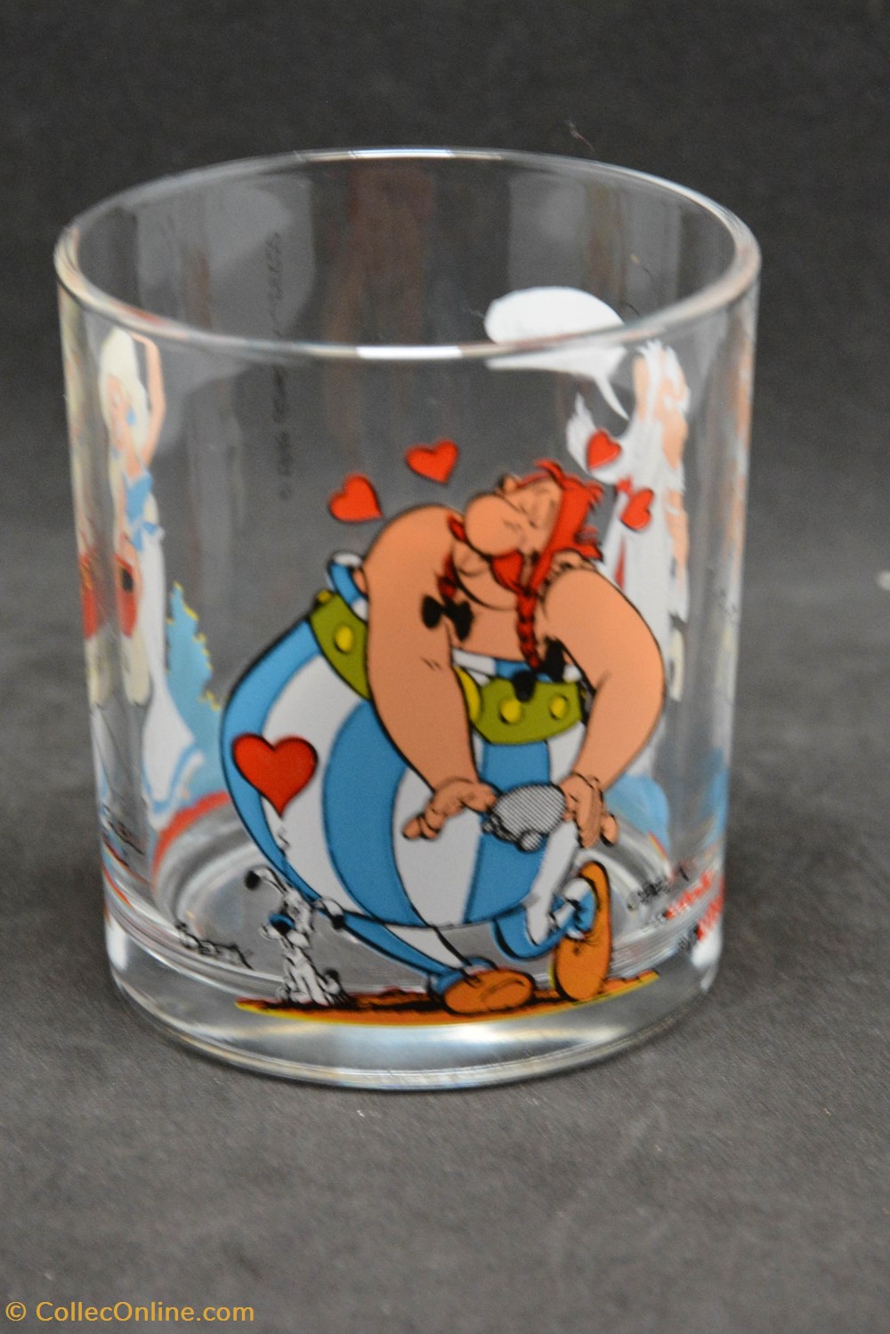 art de table argenterie verres 1996 nutella panoramix obelix et falbala
