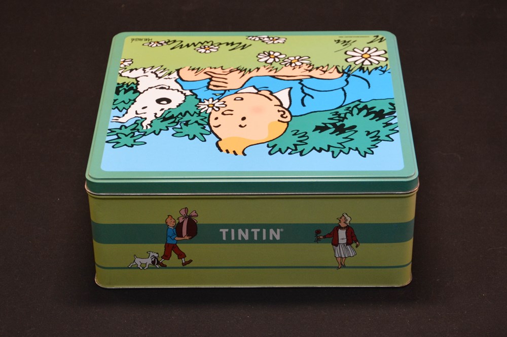 Delacre - 2005 - Campagne - Tintin couché 2 divers delacre 2005 campagne tintin couche