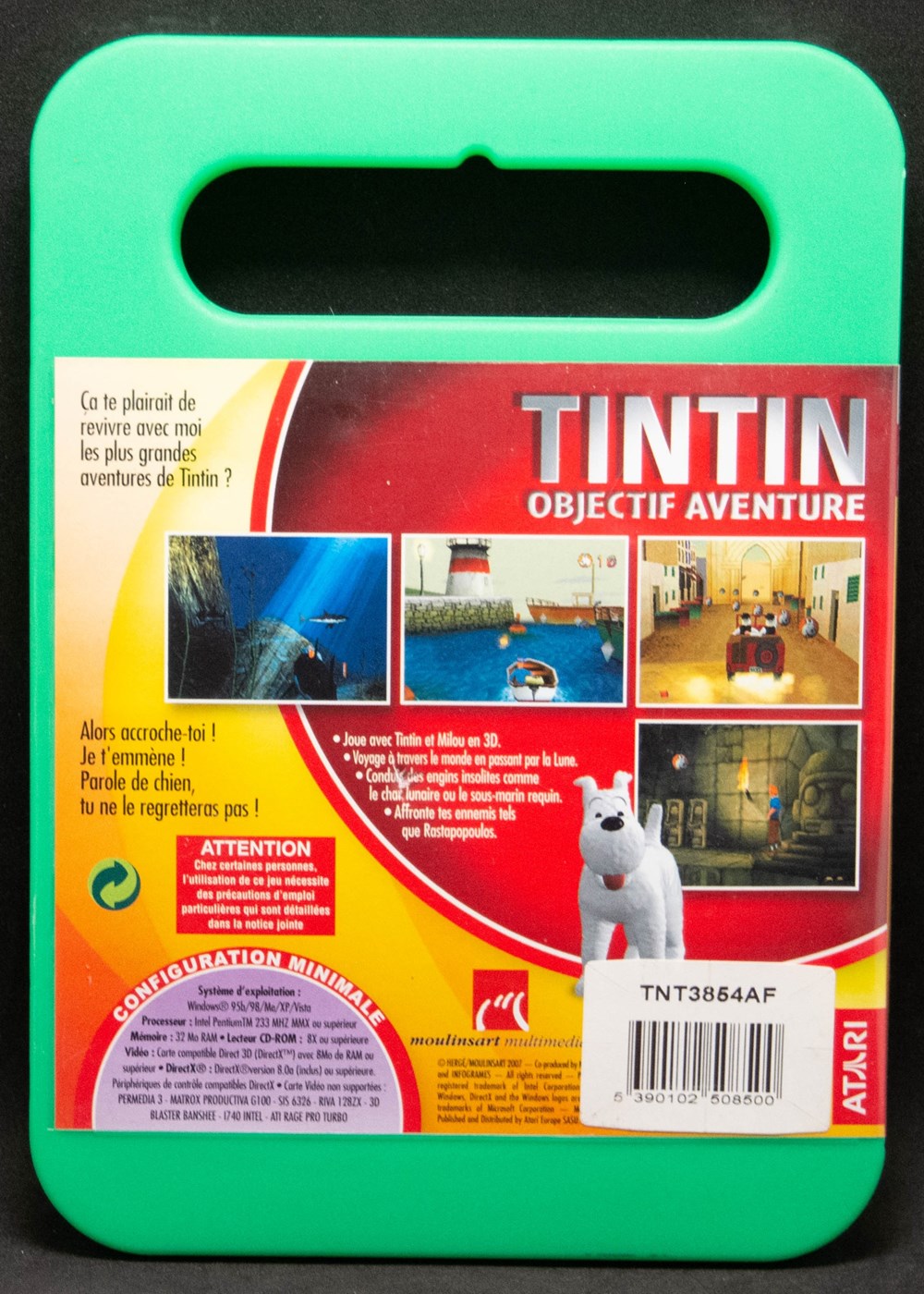 Jeux PC - Tintin, objectif aventure de societe jouets jeux pc tintin objectif aventure