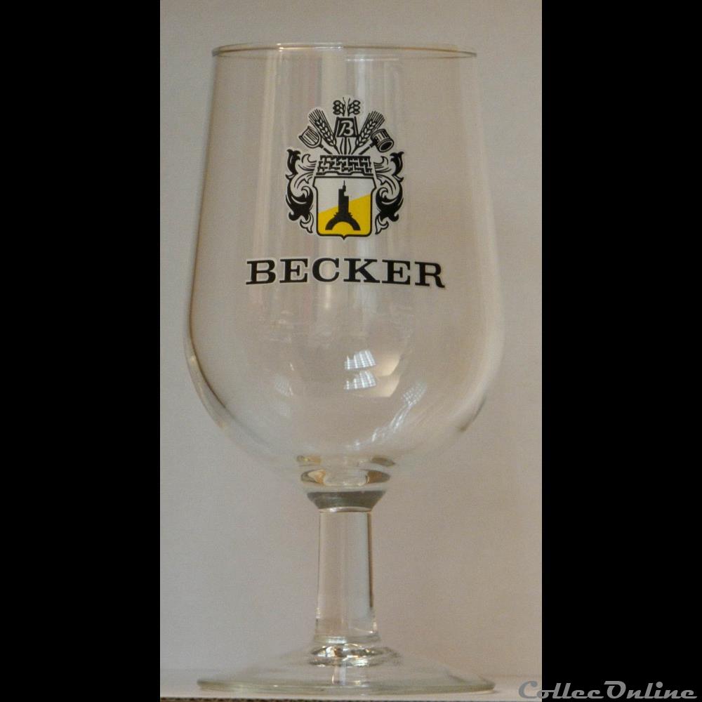 Becker - 02 bistrot alimentation verre biere becker 02