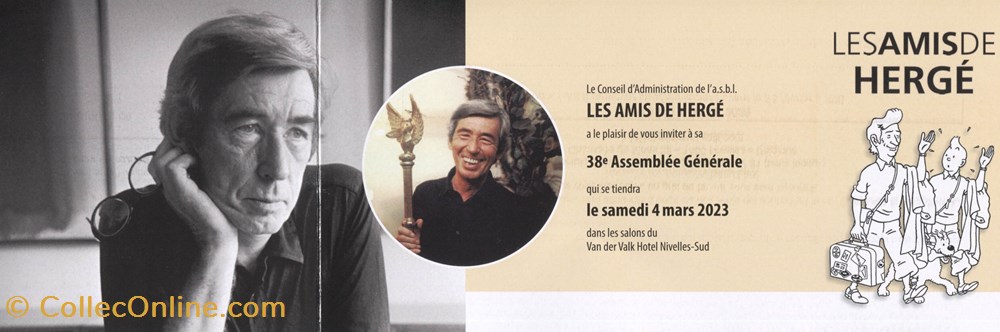 Les amis d'Hergé - Invitation Assemblée Générale - 2023 documents anciens tickets d entree les amis herge invitation assemblee generale 2023