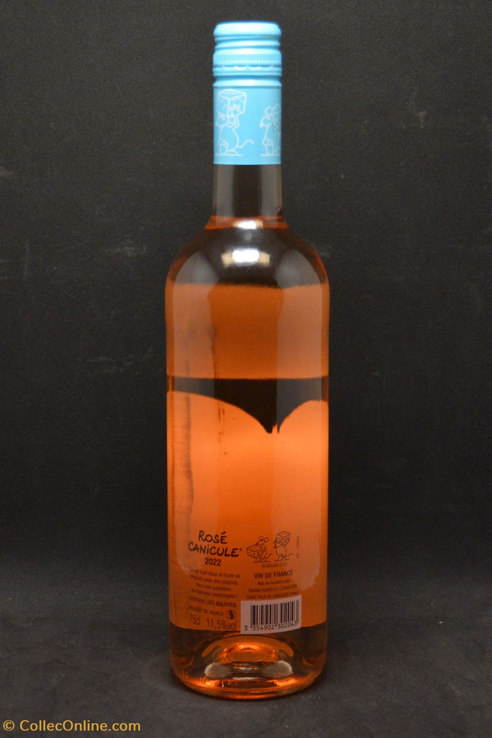 art de la table argenterie bistrot alimentation bouteilles rose canicule rose 2022