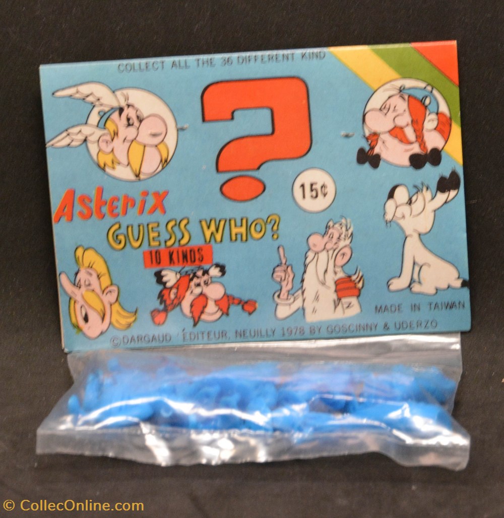 figurines plagiat espagne 90 asterix devine qui 10 personnages bleu