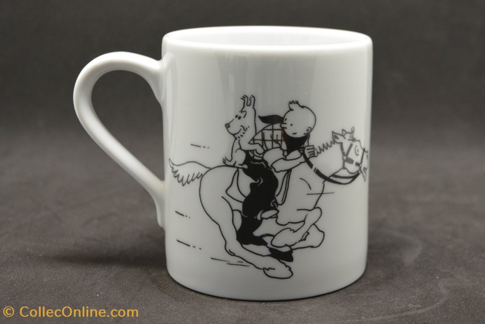 Mug - Moulinsart - 2022 - Tntin en Amérique de la table argenterie service the cafe tasses mugs mug moulinsart 2022 tntin en amerique