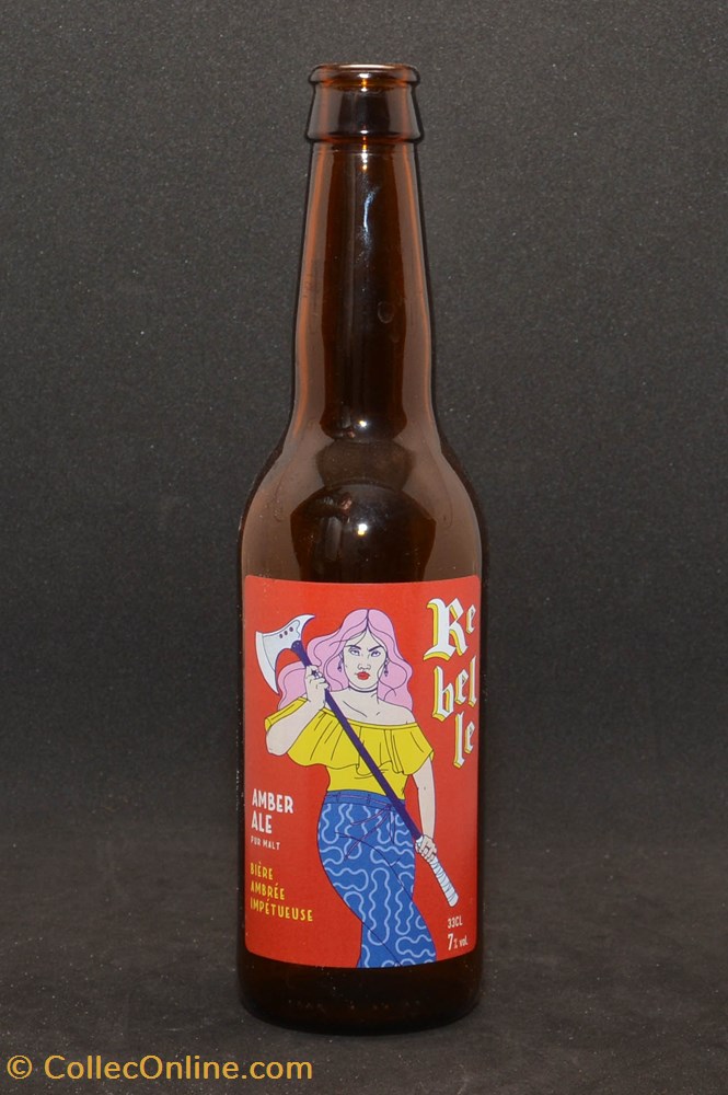 Rebelle - Ambrée - FR - 7% - 33cl art de la table argenterie bistrot alimentation bouteille rebelle ambree fr 7 33cl