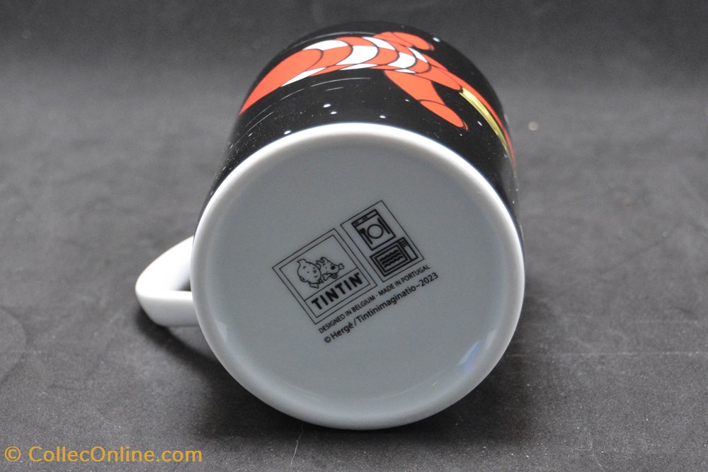 Mug - Tintin - 2023 - Objectif Lune art de la table argenterie service a the cafe tasses mugs mug tintin 2023 objectif lune