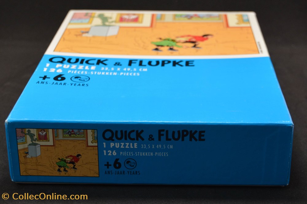 Moulinsart - 2002 - 126 piéces - Quick & Flupke 2 jeux jouet puzzle moulinsart 2002 126 pieces quick flupke
