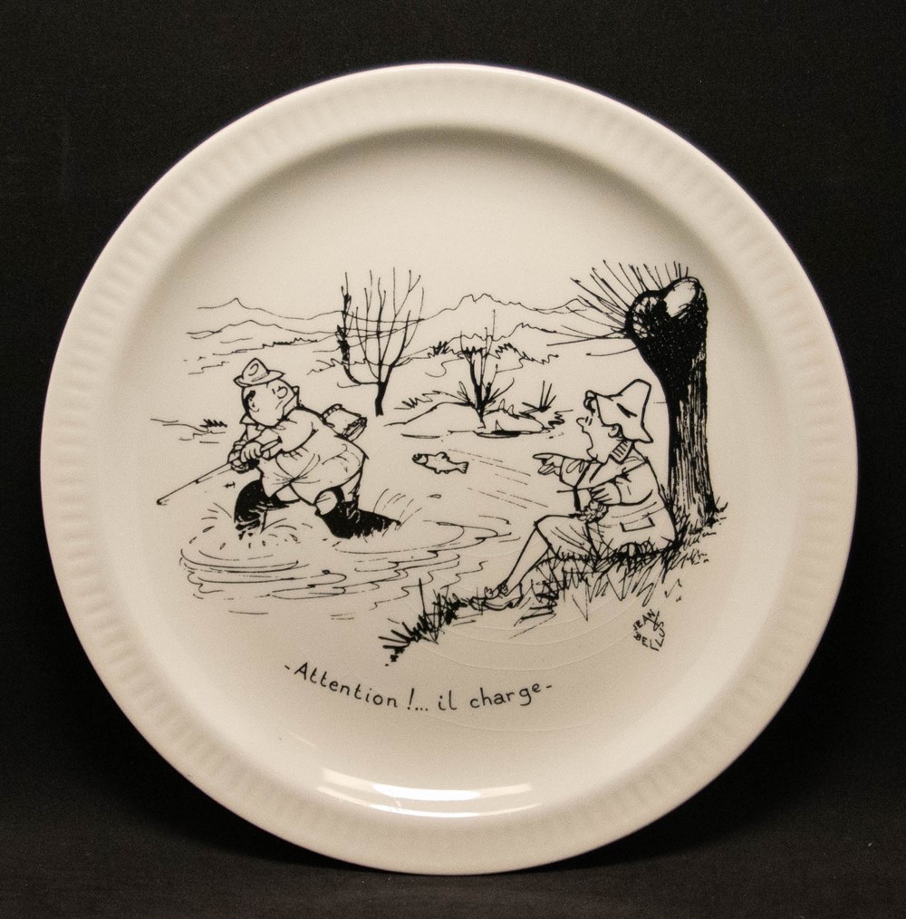 Bellus - Assiette chasse 04 divers bellus assiette chasse 04