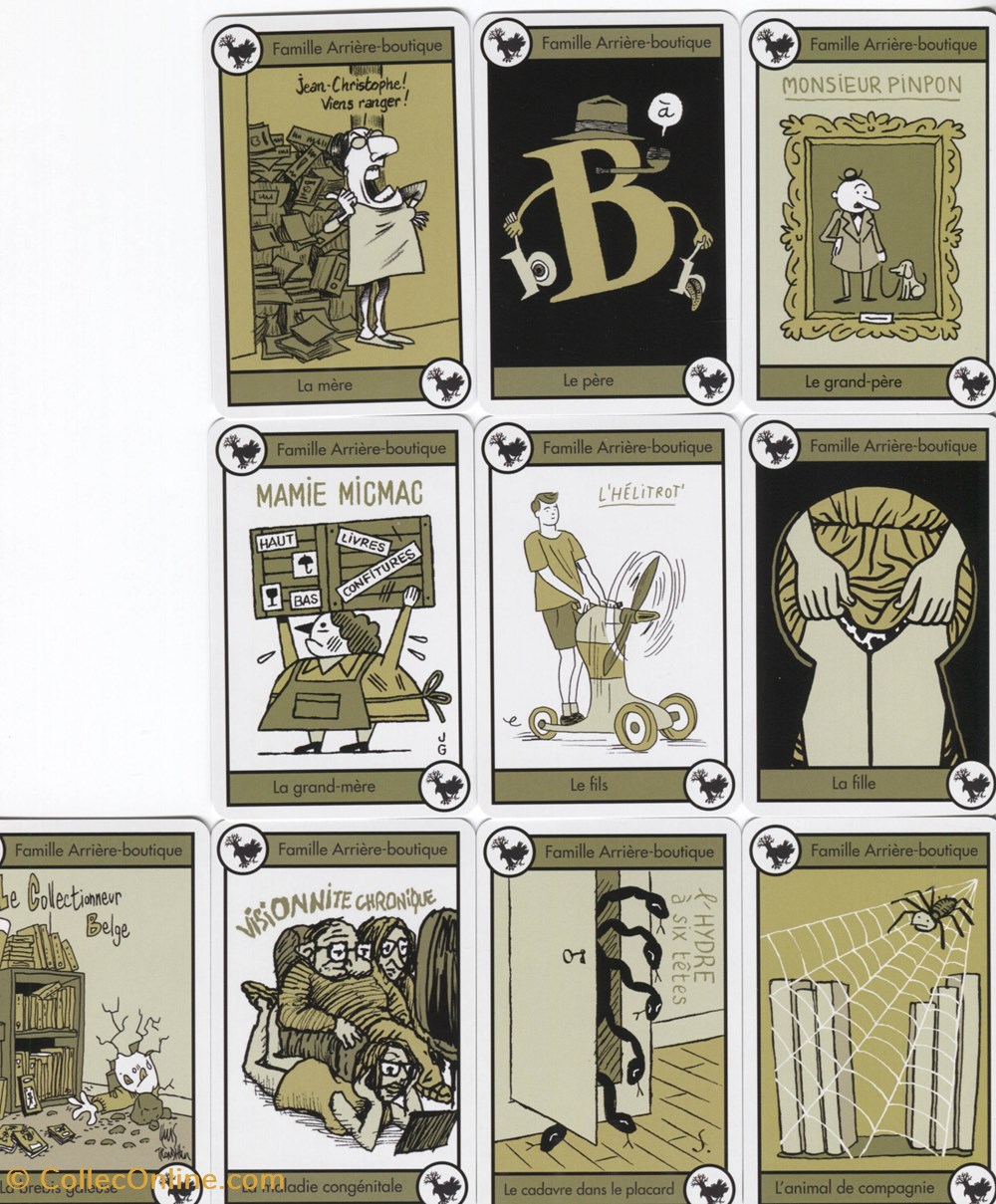 livres bd revues bandes dessinees jeu de 7 familles