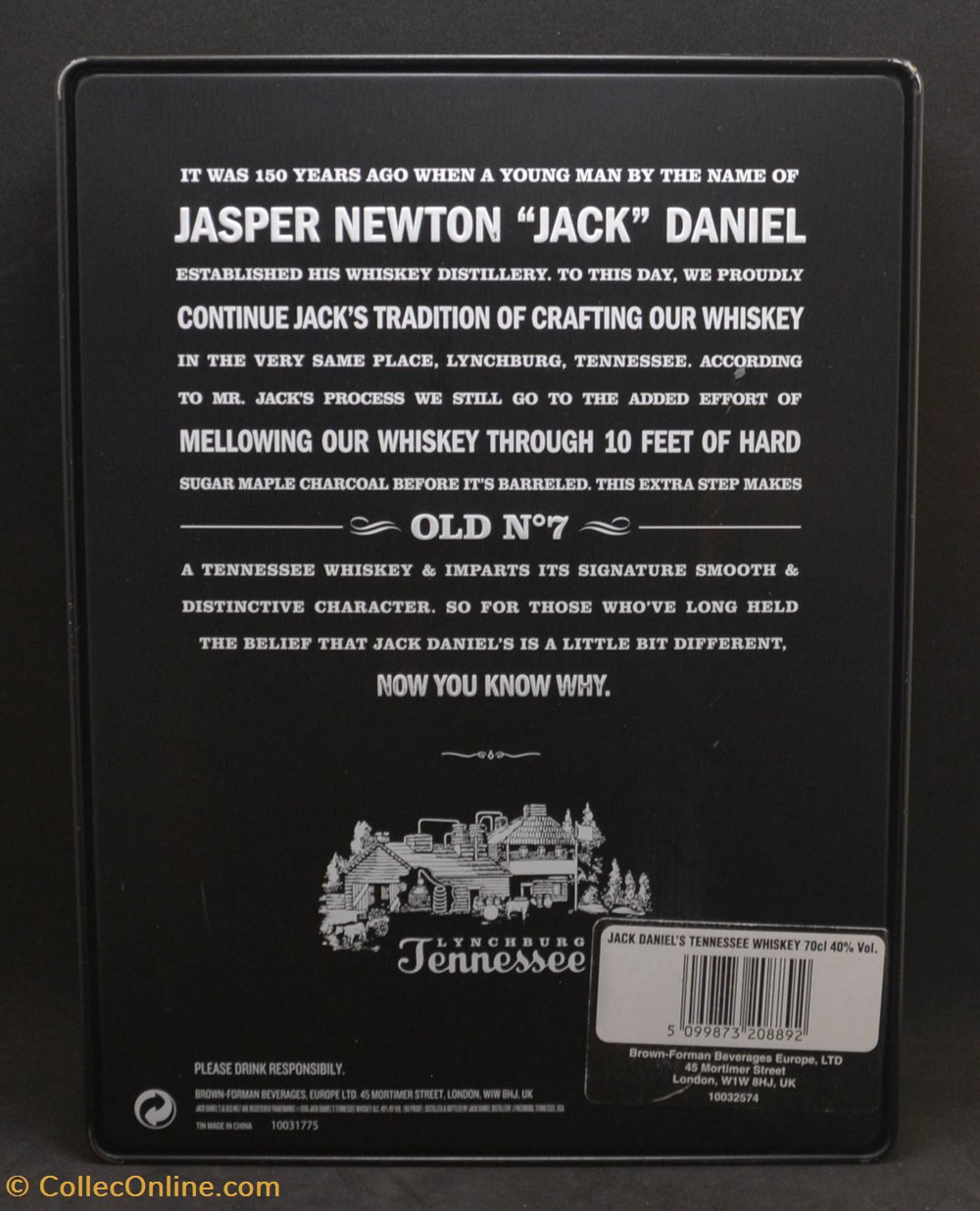 art de la table argenterie bistrot alimentation bouteilles jack daniel s metal box 07
