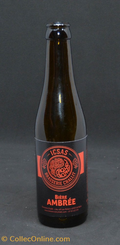 ICSAS - Ambrée - 6% - 33cl art de la table argenterie bistrot alimentation bouteille icsas ambree 6 33cl