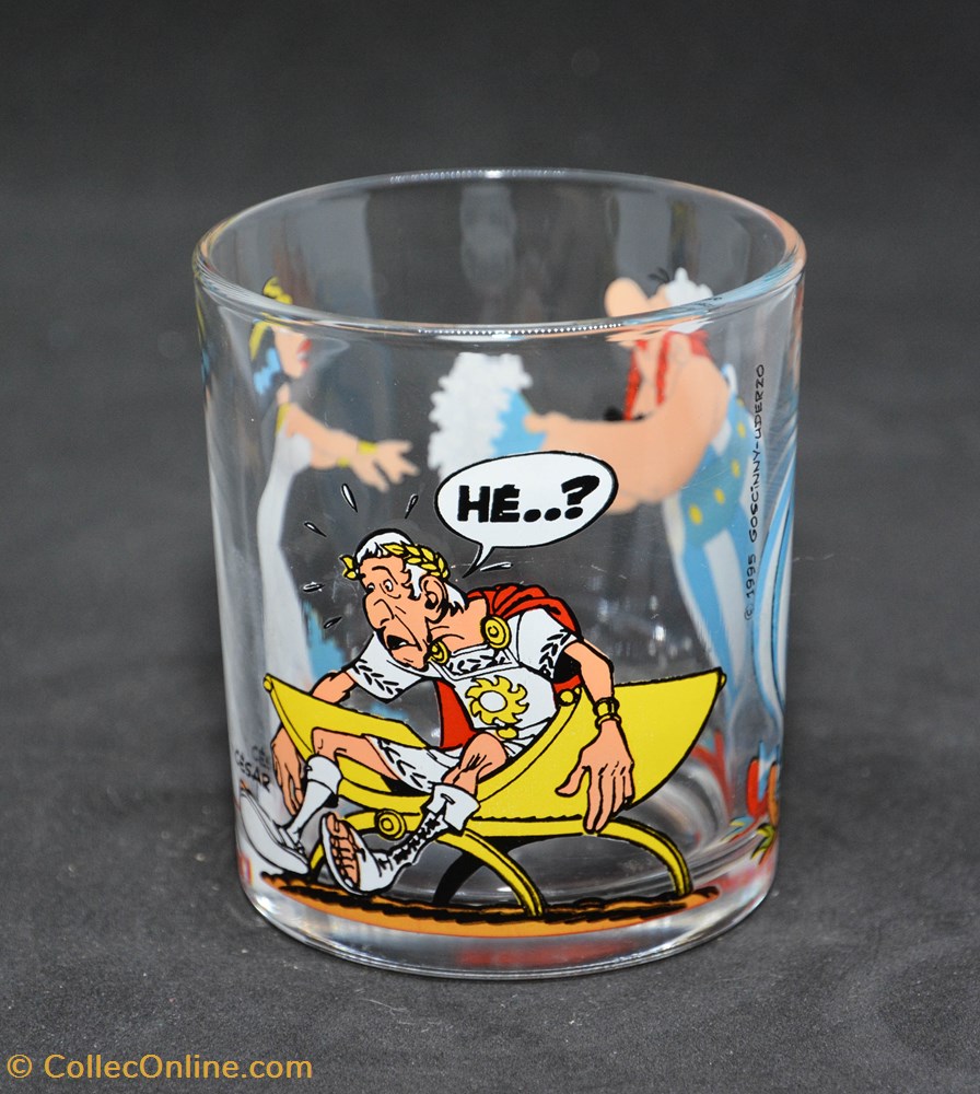 art de table argenterie verre 1995 nutella obelix cleopatre et cesar