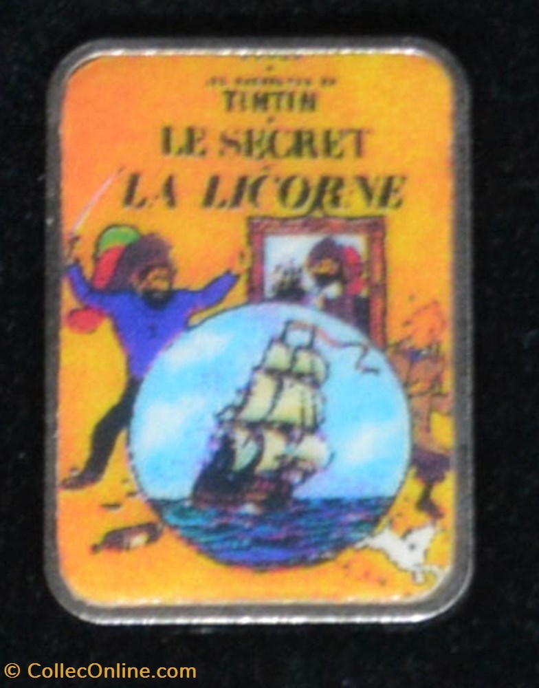 Couverture - Le secret de la Licorne diver pin couverture le secret de la licorne