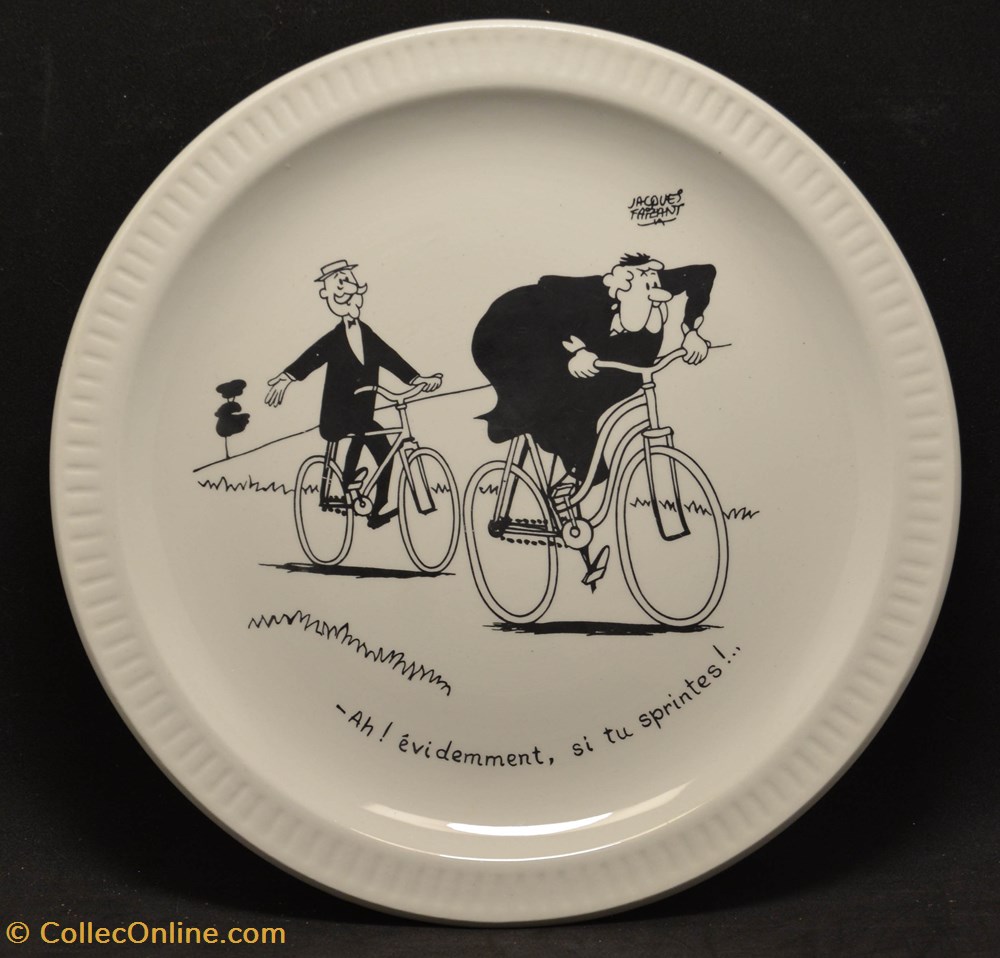 Jacques Faizant - Assiette divers jacques faizant assiette