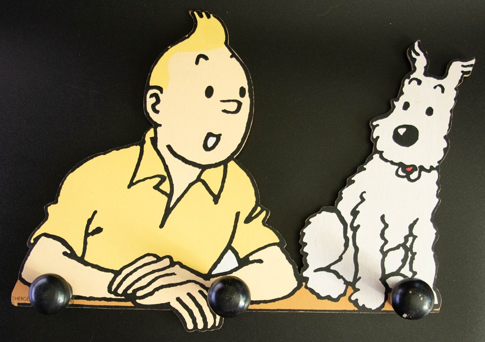 Porte-manteaux - 1993 - Tintin et Milou divers decorations magnets autocollants porte manteaux 1993 tintin et milou
