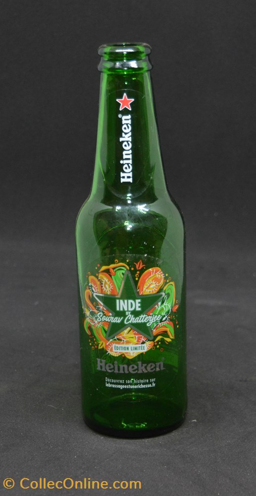 Heineken - Inde - Blonde - FR - 5% - 25cl art la table argenterie bistrot alimentation bouteille heineken inde blonde fr 5 25cl