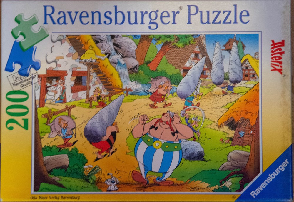 Ravensburger - 1994 - 200 pièces - Les menhirs d'Obélix jeux de societe jouets casse tete puzzle ravensburger 1994 200 pieces les menhirs obelix