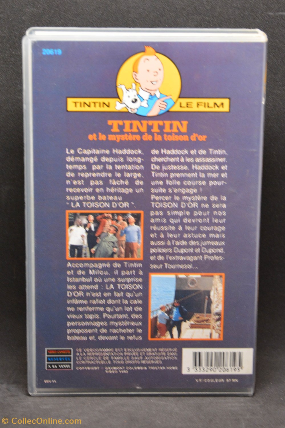 divers film dvd blu ray vhs citel 1991 23 tintin et le mystere de la toison or