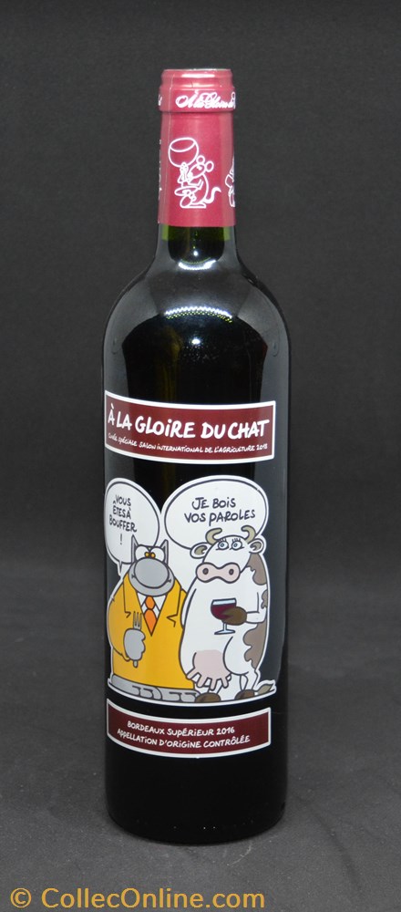 bistrot alimentation bouteille vin a la gloire du chat rouge 2018