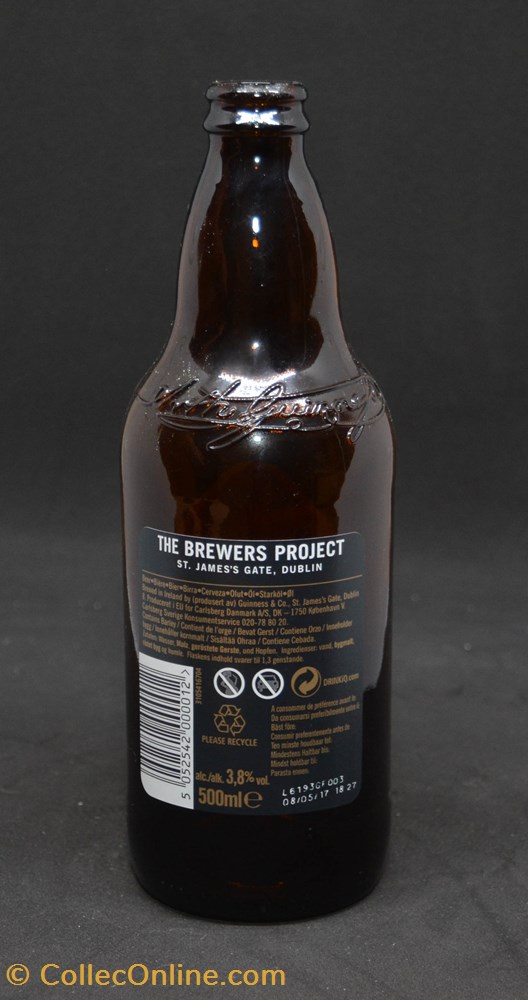 Guinness - Bublin Porter - IRL - 3,8% - 50cl art de la table argenterie bistrot alimentation bouteille guinness bublin porter irl 3 8 50cl