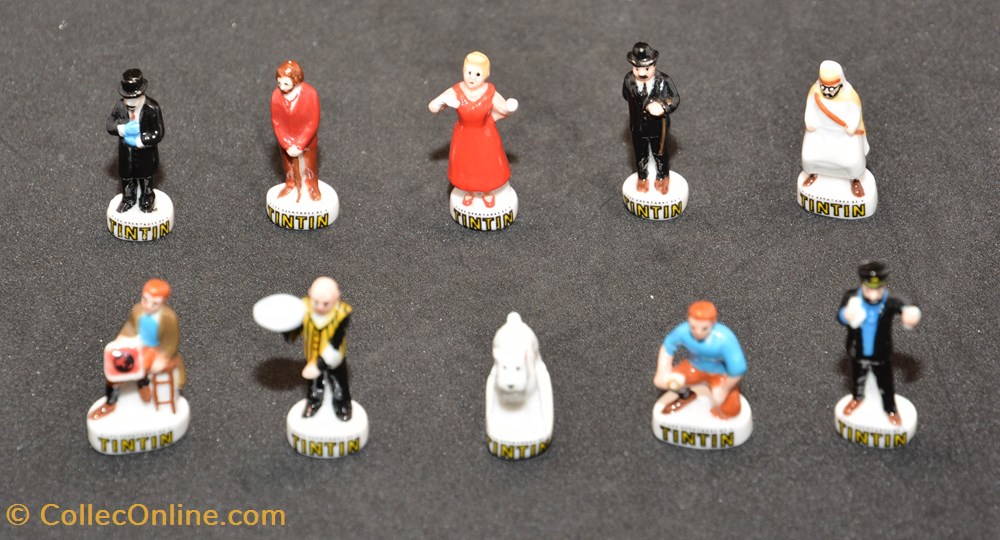 2019 - Série "Les aventures de Tintin" divers feves 2019 serie les aventures de tintin