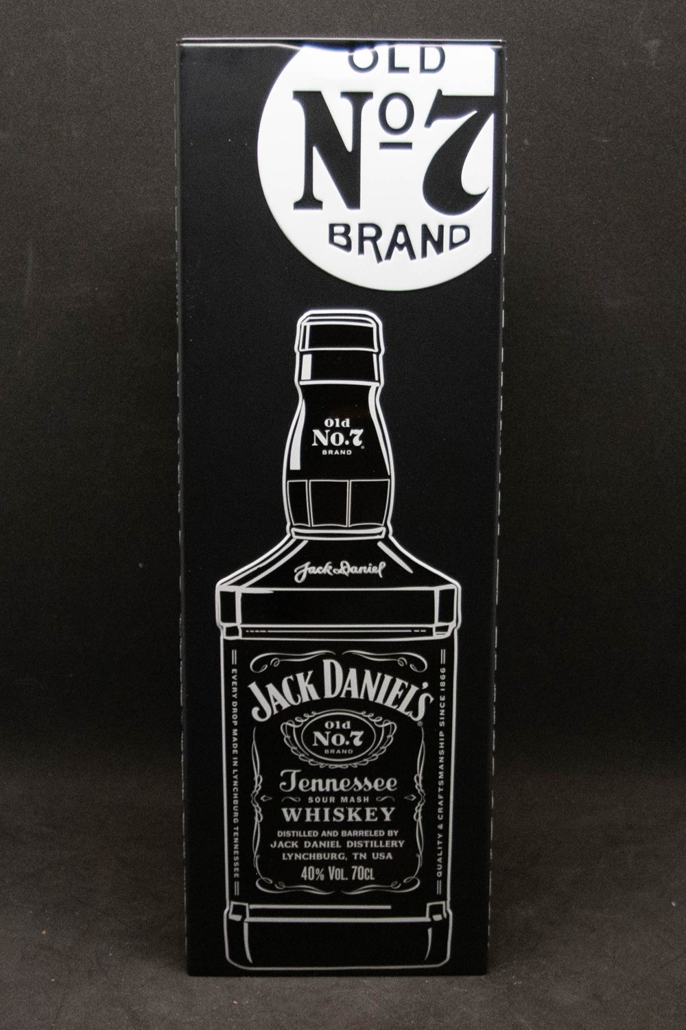 Jack Daniel's - Metal Box 10 art de la table argenterie bistrot alimentation bouteilles jack daniel s metal box 10