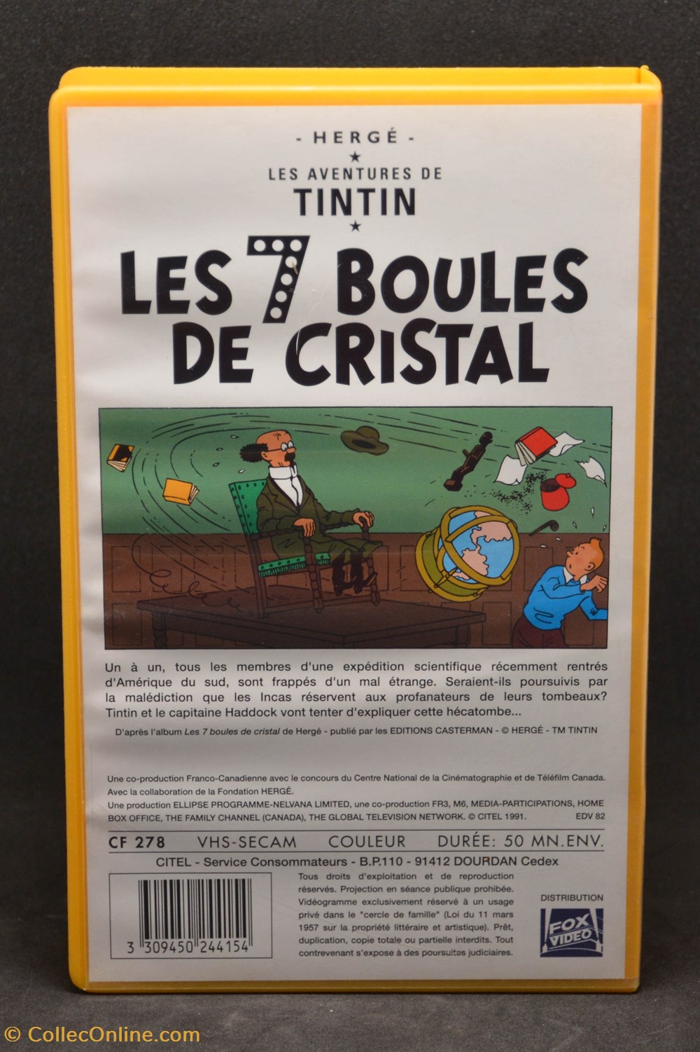 VHS - Citel - 1991 - 11 - Les 7 boules de cristal divers film dvd blu ray vhs citel 1991 11 les 7 boules de cristal