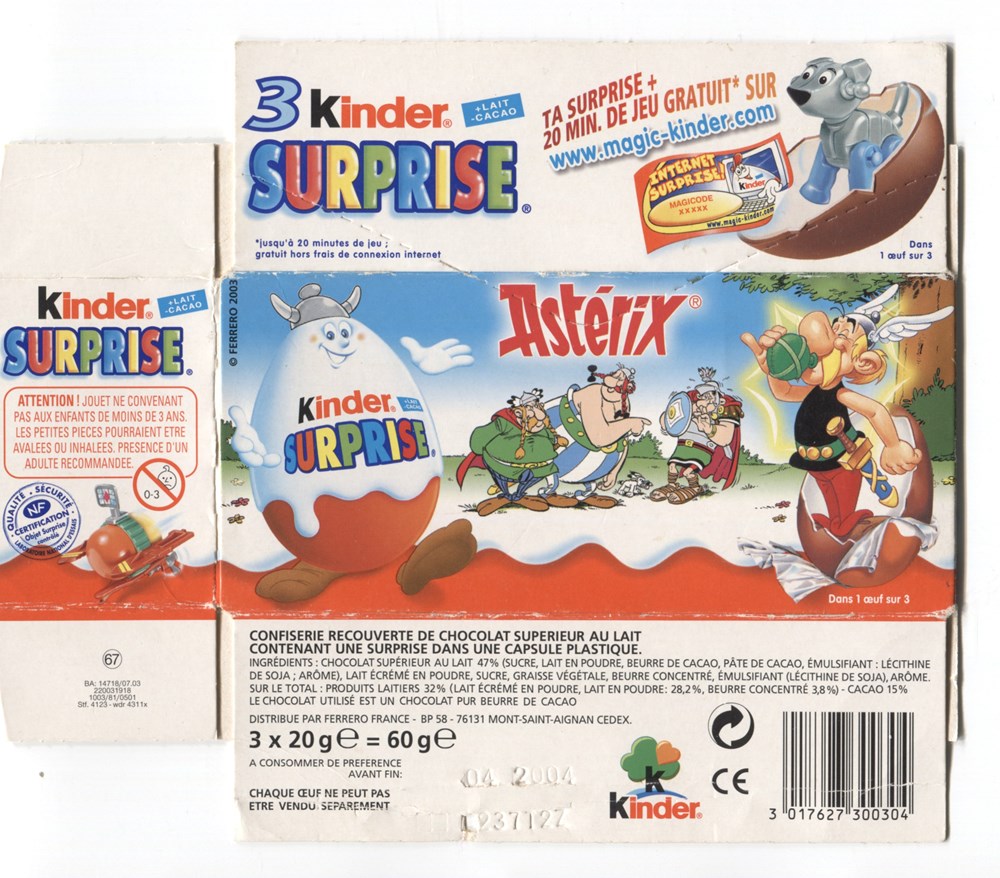 Série 03 - Astérix et les romains - 2003 - Boîte figurines serie 03 asterix et les romains 2003 boite