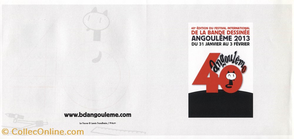 timbre france bloc neuf 2013 4xlp angouleme 2013