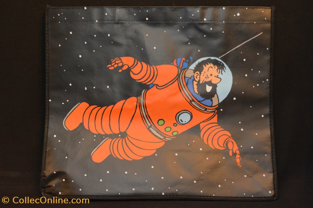 Sac cabat - Tintin et Haddock cosmonaute diver sac cabat tintin et haddock cosmonaute