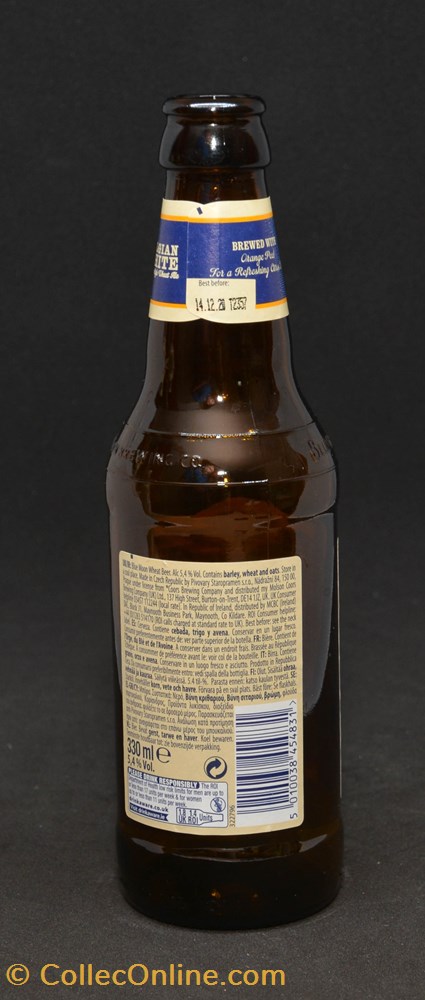 Blue Moon - Blanche - BE - 5,4% - 33cl art de table argenterie bistrot alimentation bouteille blue moon blanche be 5 4 33cl