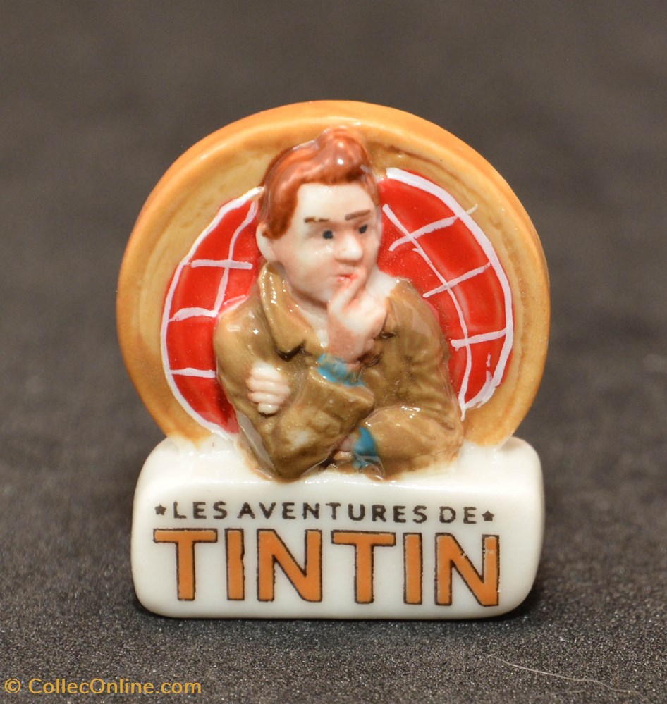 Série "Socle jaune" - Stèle Tintin diver fefe serie socle jaune stele tintin