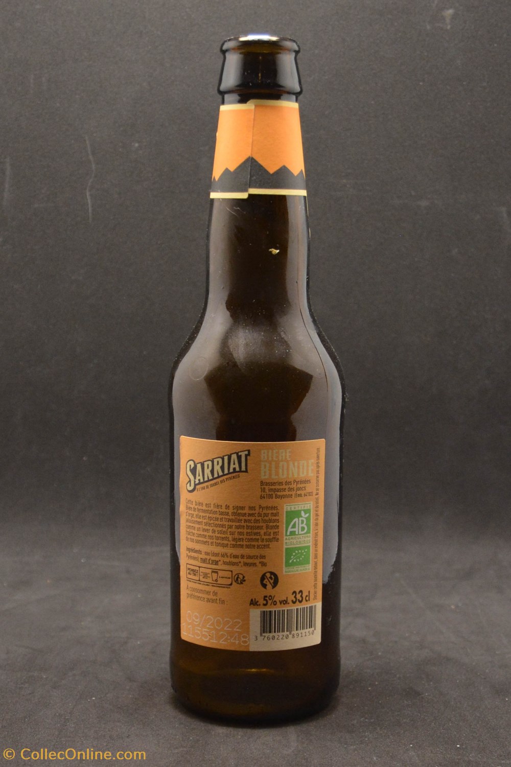 Sarriat - Blonde - FR - 5% - 33cl art la table argenterie bistrot alimentation bouteilles sarriat blonde fr 5 33cl