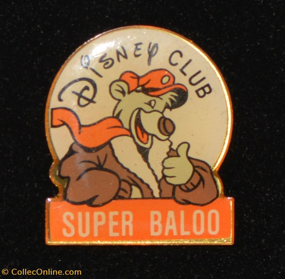 diver pin disney club super baloo
