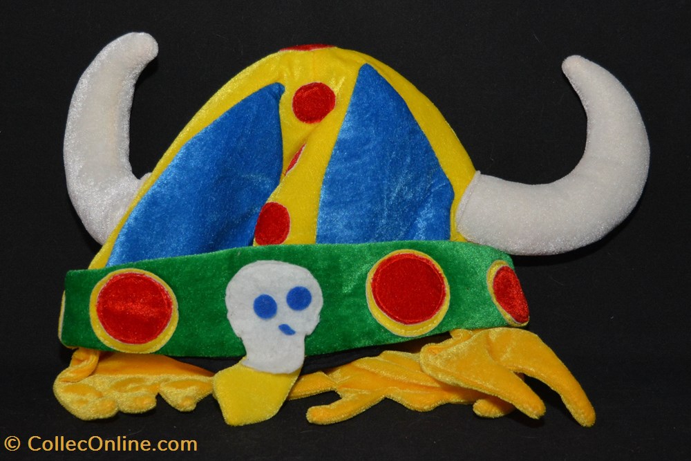 Chapeau viking - Parc Astérix - 2006 - 26 cm jeux jouets peluches chapeau viking parc asterix 2006 26 cm