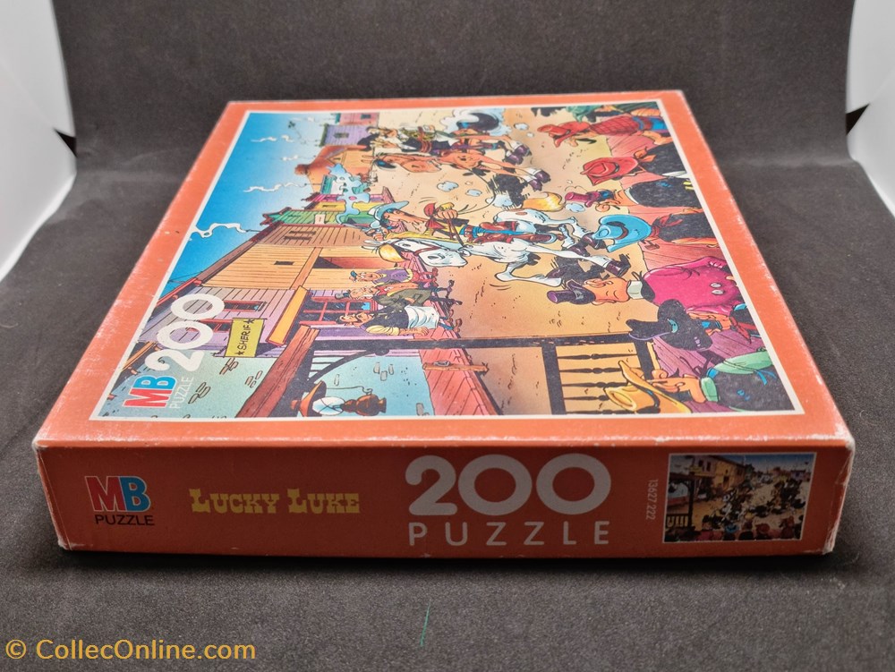 jeux jouets puzzle lucky luke mb 200 pieces 1993 la capture