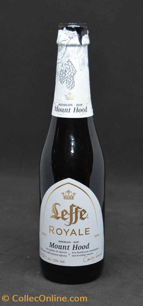 Leffe Royale Mount Hood - Blanche - BE - 7,5% - 33cl art de table argenterie bistrot alimentation bouteille leffe royale mount hood blanche be 7 5 33cl