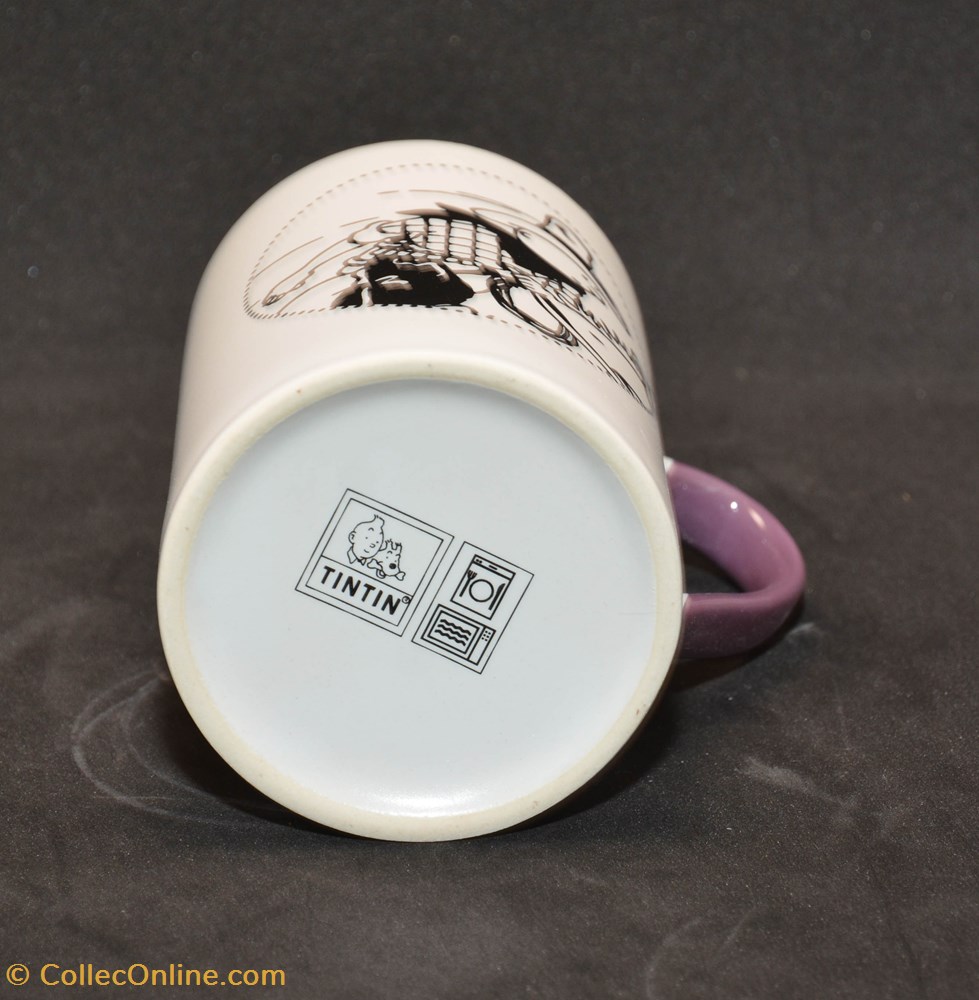 Mug - Moulinsart - 2016 - Tintin à cheval 3 de la table argenterie service the cafe tass mug moulinsart 2016 tintin a cheval