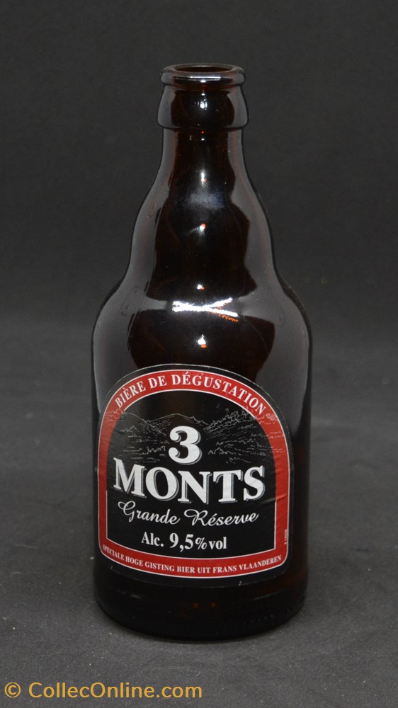 art de la table argenterie bistrot alimentation bouteille 3 monts ambree fr 9 5 33cl