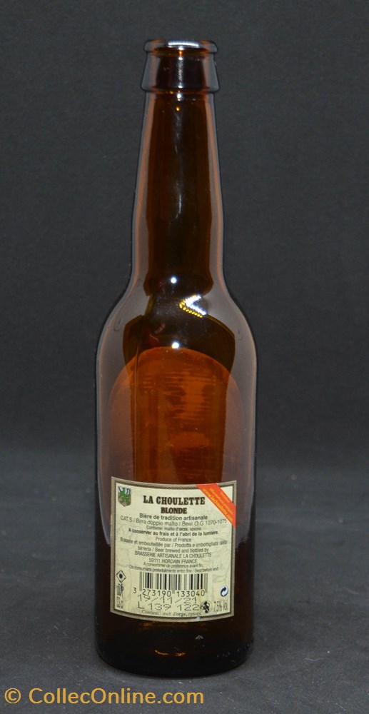 La Choulette - Blonde - FR - 7,5% - 33cl art table argenterie bistrot alimentation bouteille la choulette blonde fr 7 5 33cl